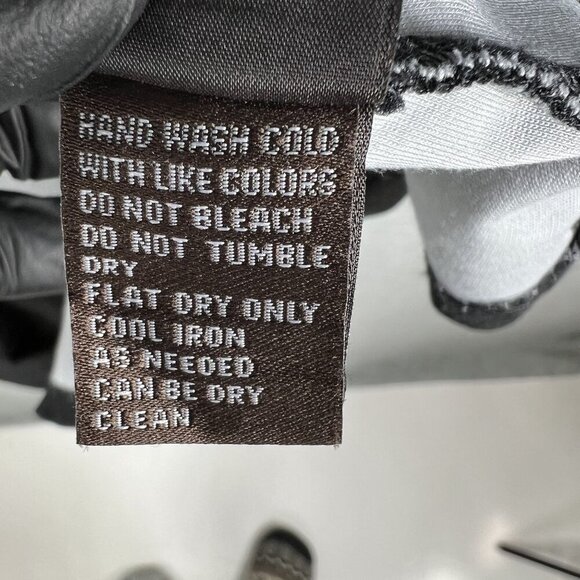 J McLaughlin XL Black Blue Fair Isle Nordic Print Midi Shift Dress 3/4 Sleeves - Picture 15 of 16